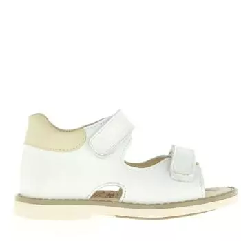 Сандалии детские, размер 25, цвет белый