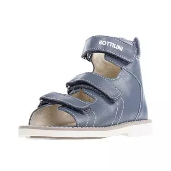 Сандалии детские, размер 25, цвет джинс