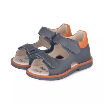 Сандалии детские, размер 26, цвет серый