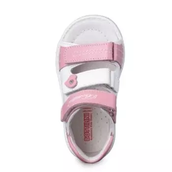 Сандалии детские, размер 29, цвет розово-белый