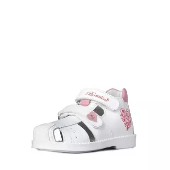 Сандалии детские, размер 29, цвет розово-белый