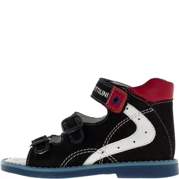 Сандалии детские, размер 30, цвет сине-белый