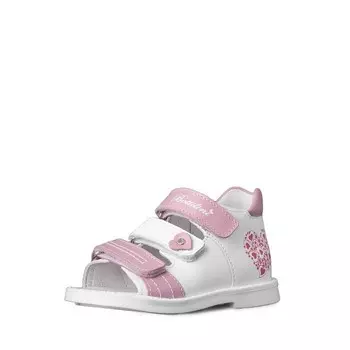 Сандалии детские, размер 31, цвет розово-белый