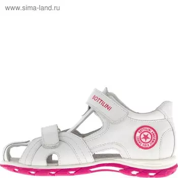Сандалии детские, размер 32, цвет белый