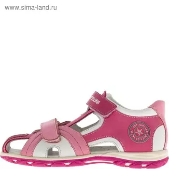 Сандалии детские, размер 32, цвет розовый