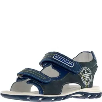 Сандалии детские, размер 34, цвет джинс