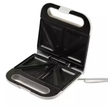 Сэндвичница Galaxy GL 2962, 800 Вт, антипригарное покрытие, белая