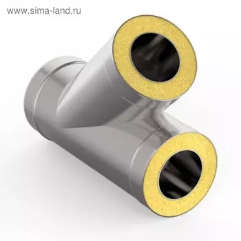 Сэндвич – тройник«УМК», 135°, d=150210 мм, нержавеющая сталь, 1.0 мм/0.5 мм