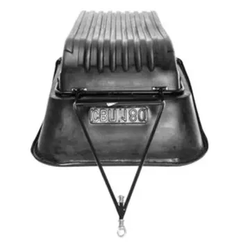 Сани волокуши PolimerList СВП-180, 220х90/115х35/65 см, обвязка, дышло, с отбойником