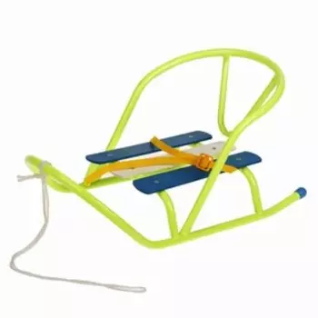 Кукольные санки, цвет лимонный