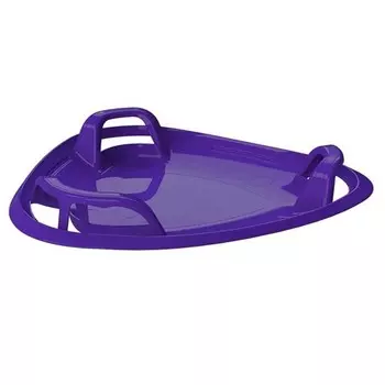 Санки-ледянка «Тарелка», цвет фиолетовый