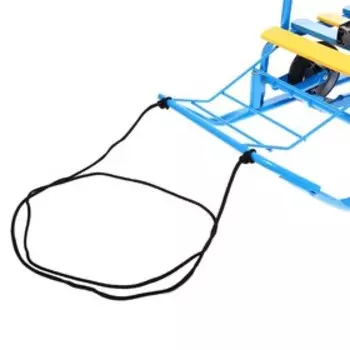 Санки детские с колёсами «Тимка 3К универсал», с ручкой, цвет голубой