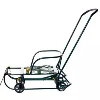 Санки «Тимка 6 универсал», зелёный лак