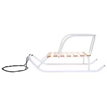 Санки детские «Ветерок 1», цвет белый