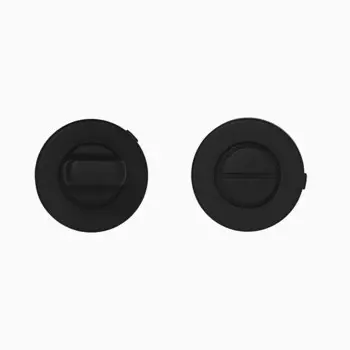 Сантехническая завертка к ручкам АЛЛЮР 1800BK WC BL, цвет матовый черный