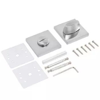 Сантехническая завертка к ручкам "АЛЛЮР" АРТ BK-S2 SC, цвет матовый хром