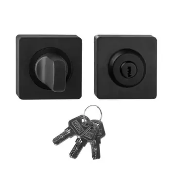 Сантехническая завертка к ручкам RENZ BK-K 02 B, черный