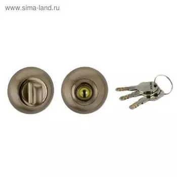 Сантехническая завертка RENZ BK-K 08 AB с ключом, цвет бронза