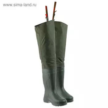 Сапоги болотные TORVI ЭВА «Лиман» без вкладыша, цвет олива, размер 44-45