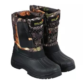 Сапоги комбинированные зимние (сноубутсы), ТЭП+искусственный мех, камуфляж, размер 41, до -20