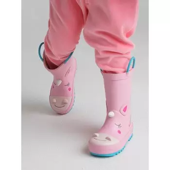 Сапоги резиновые для девочки, размер 23