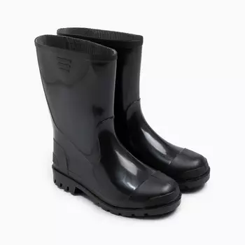 Сапоги резиновые мужские, размер 41, черный, ПВХ