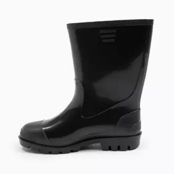 Сапоги резиновые мужские, размер 42, черный, ПВХ