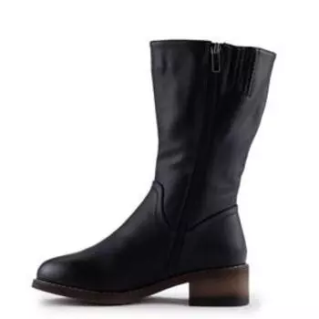 Сапоги женские, цвет чёрный, размер 39