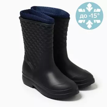 Сапоги зимние женские утепленные, размер 36-37, чёрные