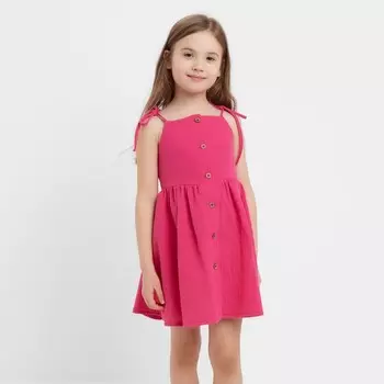 Сарафан для девочки MINAKU цвет фуксия, рост 134
