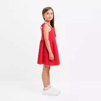 Сарафан для девочки MINAKU цвет красный, рост 110