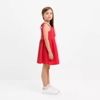 Сарафан для девочки MINAKU цвет красный, рост 122