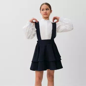 Сарафан для девочки MINAKU, синий, рост 134 см