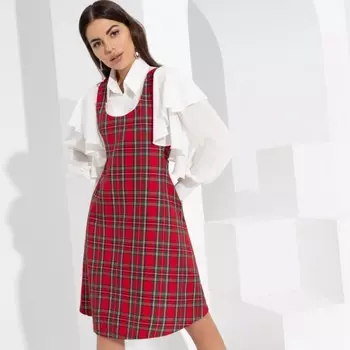 Сарафан женский Charutti «Роскошная дива. Шотландка», размер 44