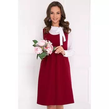 Сарафан женский «Раффли марсала», размер 54