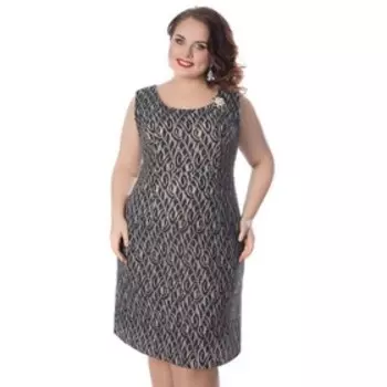 Сарафан женский, размер 52, цвет серый