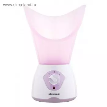 Сауна для лица Gezatone 105S, паровая, 100 Вт, 50 мл, 3 насадки, фиолетовая