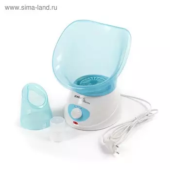 Сауна для лица Scarlett SC-CA300S01, 110 Вт, 2 режима работы, бело-синяя