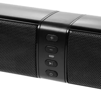 Саундбар Hyundai H-HA610, беспроводной, 60 Вт, 20000 Гц, 80 дБ, BT, 2000 мАч, чёрный