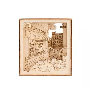 Сборная деревянная модель «Композиция Париж»