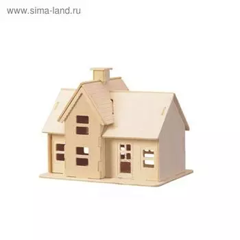 3D-модель сборная деревянная Чудо-Дерево «Коттедж»