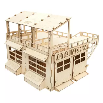 Сборная деревянная модель «Парковка»