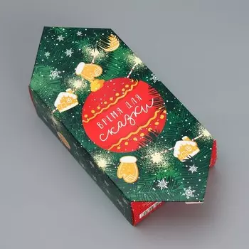 Сборная коробкаконфета «Время для сказки», 9,3 14,6 5,3 см