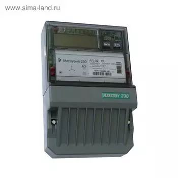 Счетчик "Меркурий" 230 АМ-01, 3ф, 5-60 А, 1 класс точности, однотарифный