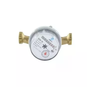 Счетчик воды универсальный "Декаст" 73-15-270, DN 15 мм, L=110 мм, обратный клапан, с КМЧ