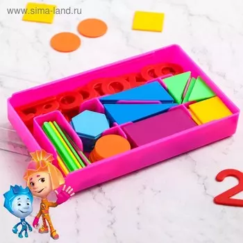 Счётный материал «Учимся считать», 130 элементов в наборе, Фиксики, МИКС