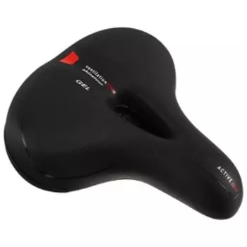 Седло Dream Bike, комфорт, цвет чёрный