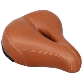 Седло Dream Bike, комфорт, цвет коричневый