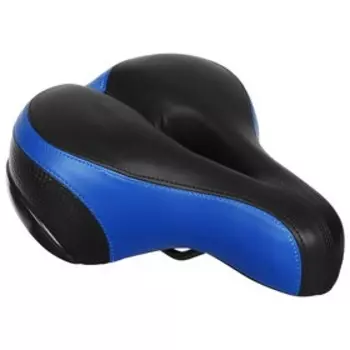 Седло Dream Bike комфорт, цвет синий