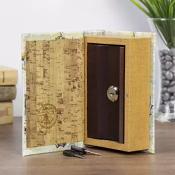 Шкатулка книга-сейф «Голубая бабочка», дерево, 17115 см